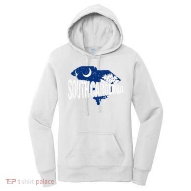 Distressed South Carolina Women's Hoodie