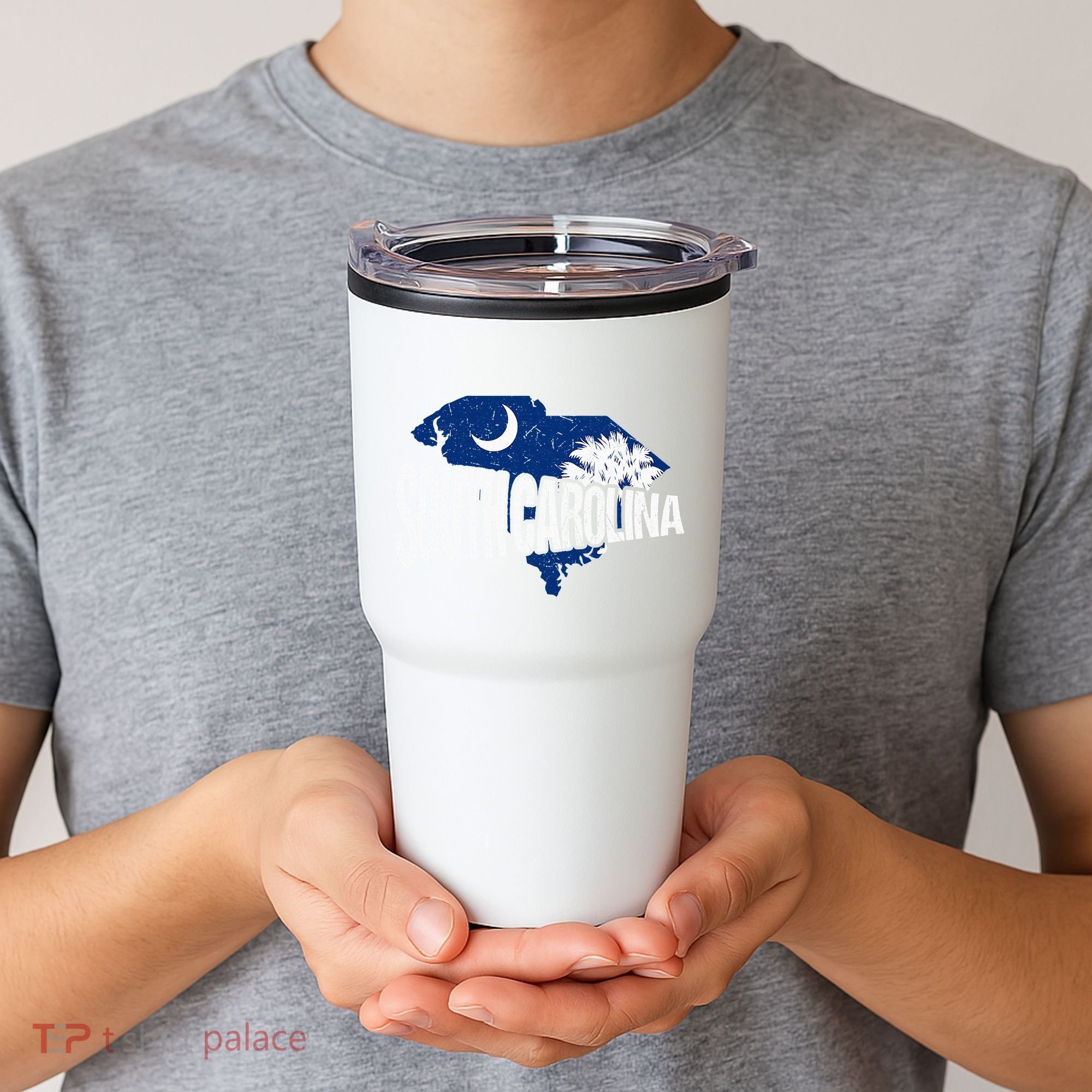 Distressed South Carolina Tumbler