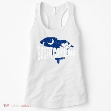 Distressed South Carolina Women's Tank Top