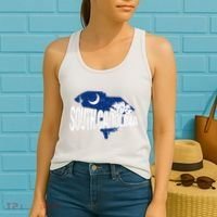 Distressed South Carolina Women's Tank Top thumb 2