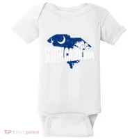 Distressed South Carolina Baby Bodysuit thumb 0