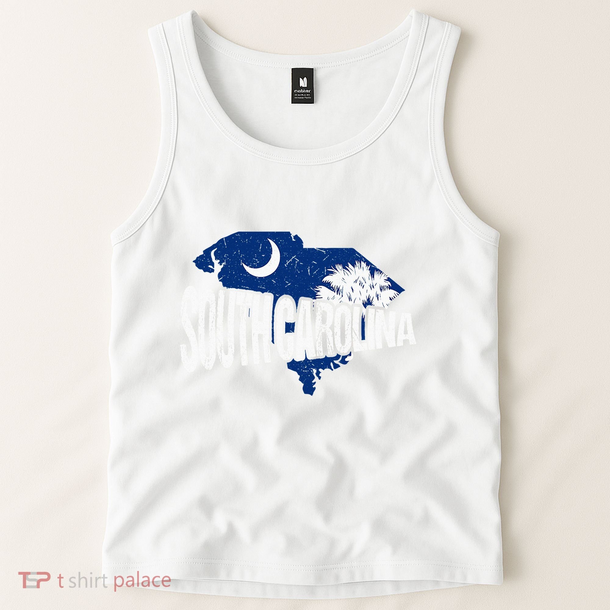 Distressed South Carolina Tank Top