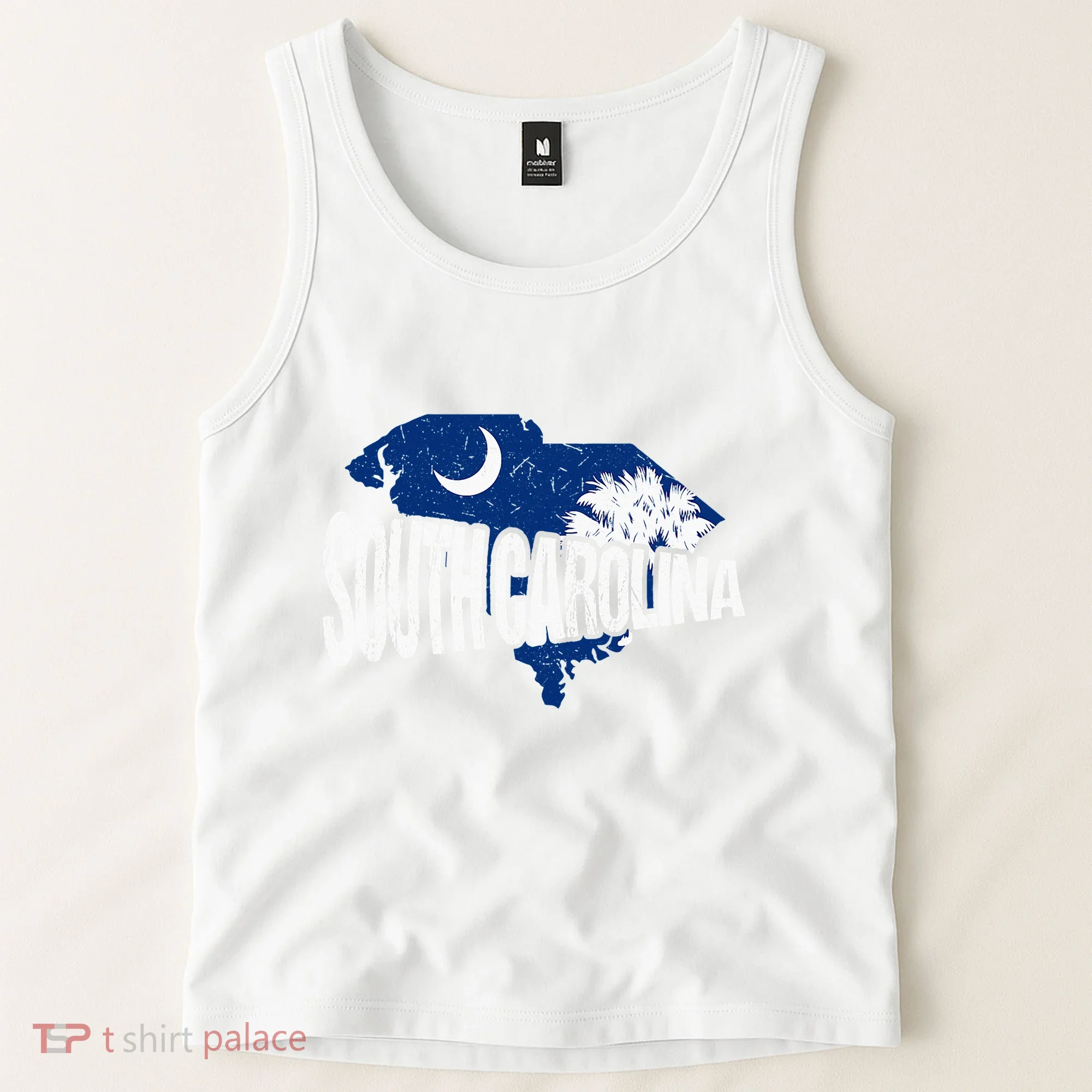 Distressed South Carolina Tank Top