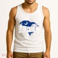 Distressed South Carolina Tank Top thumb 3