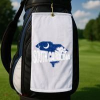 Distressed South Carolina Golf Towel thumb 2