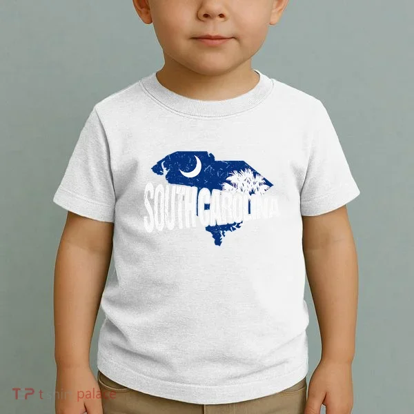 Distressed South Carolina Toddler T-Shirt