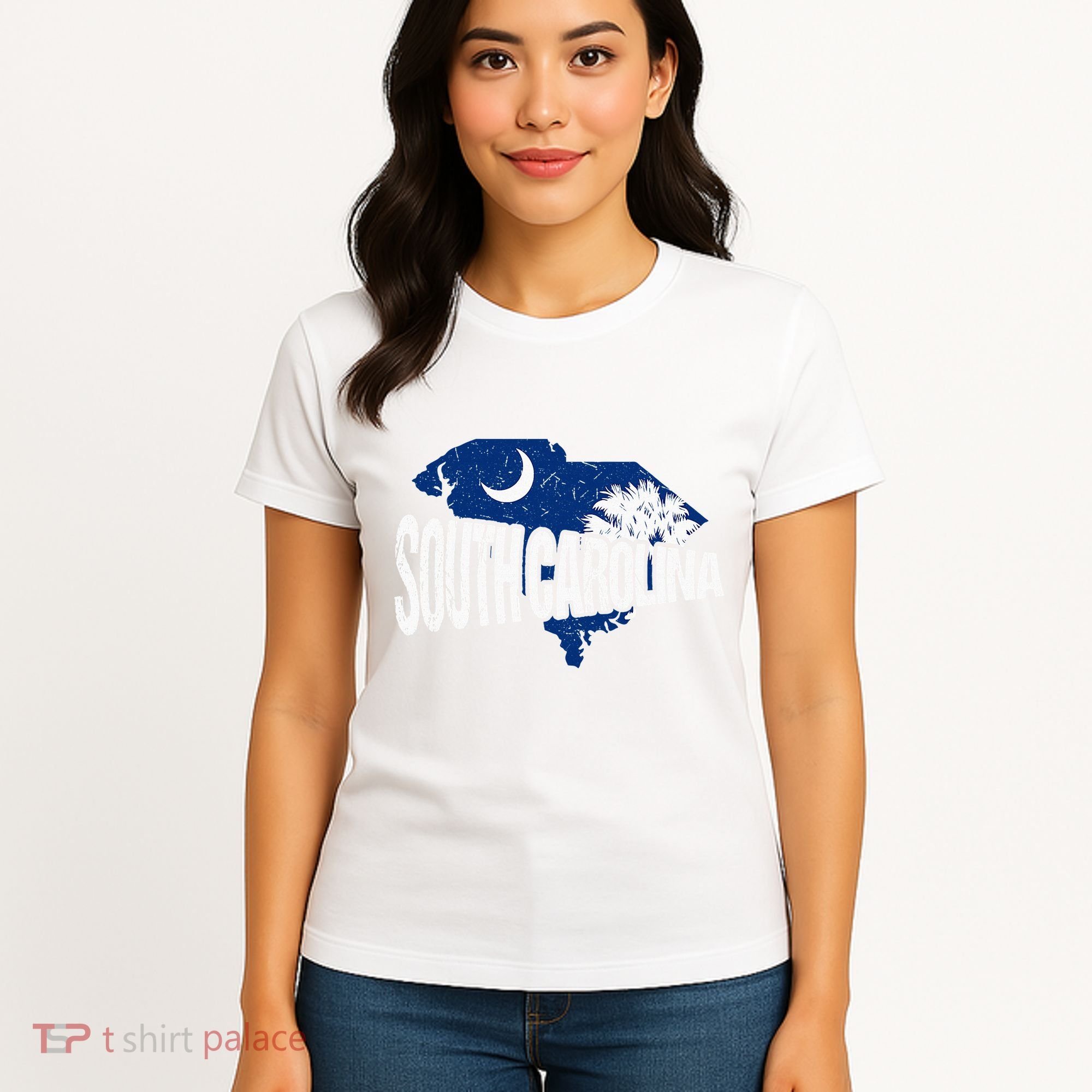 Distressed South Carolina Women's T-Shirt