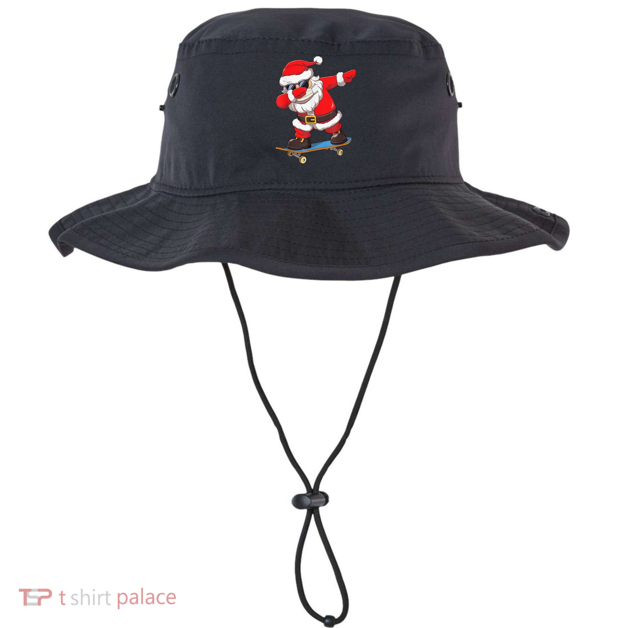 Dabbing Santa Claus Kids Boys Skate Skateboard Christmas TShirt Bucket Hat