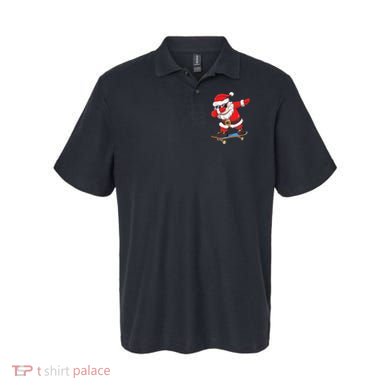 Dabbing Santa Claus Kids Boys Skate Skateboard Christmas TShirt Polo
