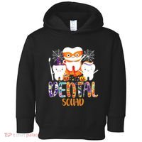 Dental Squad Costume Trick Or Teeth Denstist Halloween Ghost Toddler Hoodie thumb 0