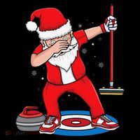 Dabbing Santa Curling Player Curling Broom Curler Curling Coffee Mug thumb 5