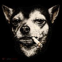 Dog Smoking Cigarette Funny Chihuahua Coffee Mug thumb 5