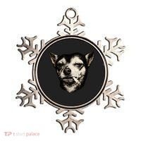 Dog Smoking Cigarette Funny Chihuahua Ornament thumb 0