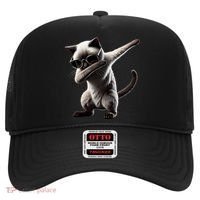 Dabbing Siamese Cat Pet Motif Cool Dab Animal Lover Gift Hat thumb 0