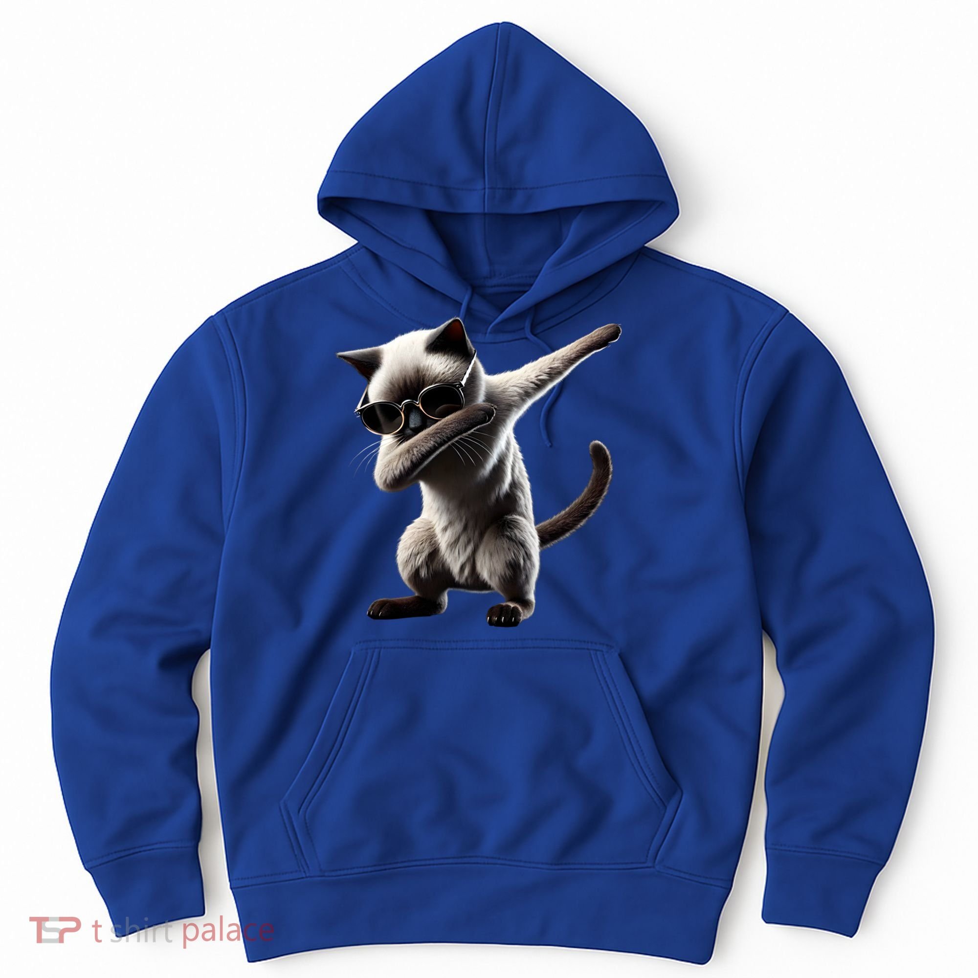 Dabbing Siamese Cat Pet Motif Cool Dab Animal Lover Gift Hoodie