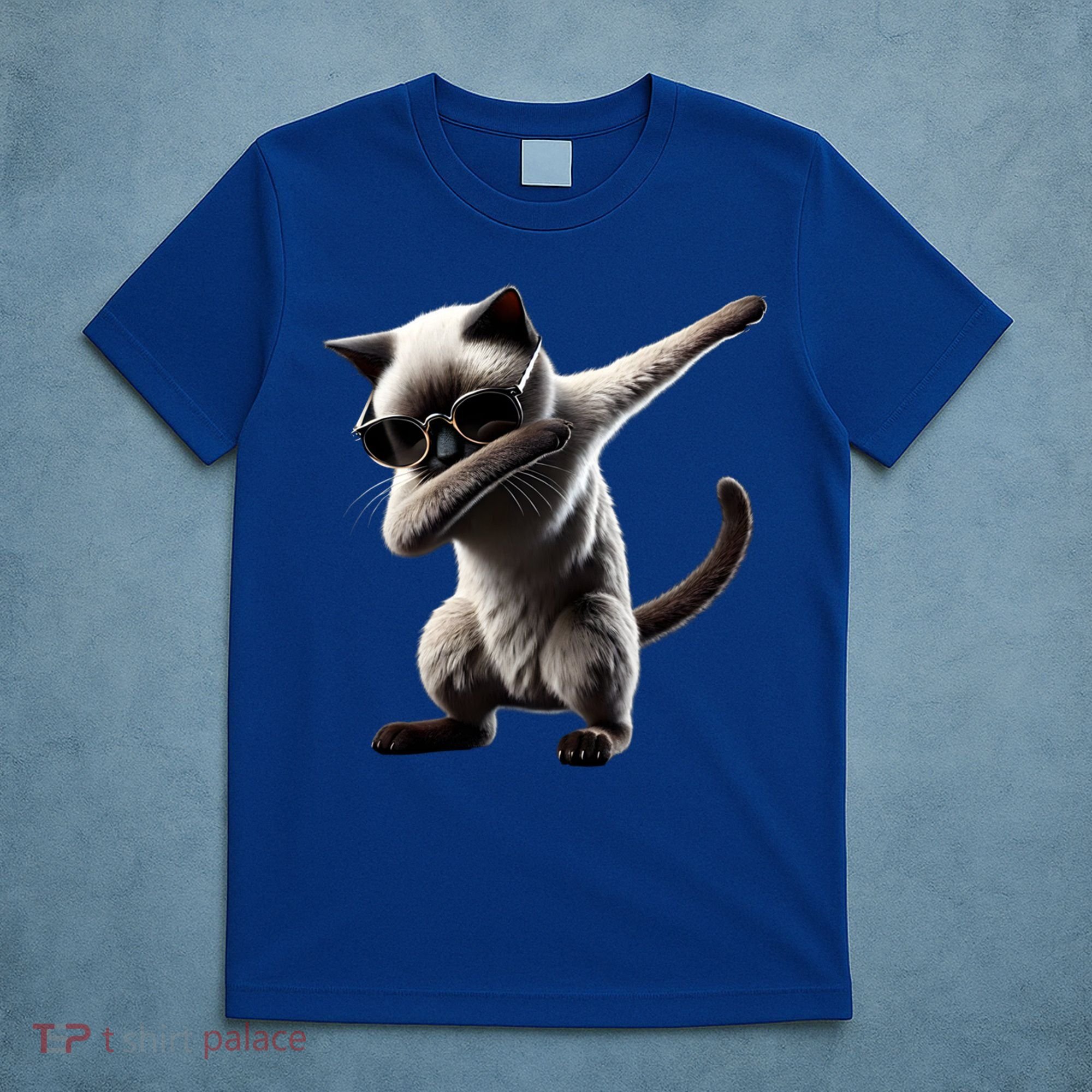 Dabbing Siamese Cat Pet Motif Cool Dab Animal Lover Gift T-Shirt