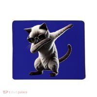 Dabbing Siamese Cat Pet Motif Cool Dab Animal Lover Gift Mousepad thumb 0