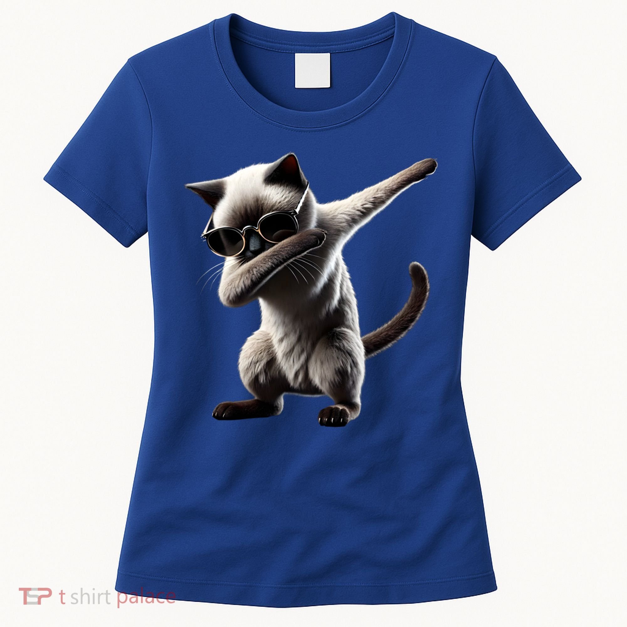 Dabbing Siamese Cat Pet Motif Cool Dab Animal Lover Gift Women's T-Shirt