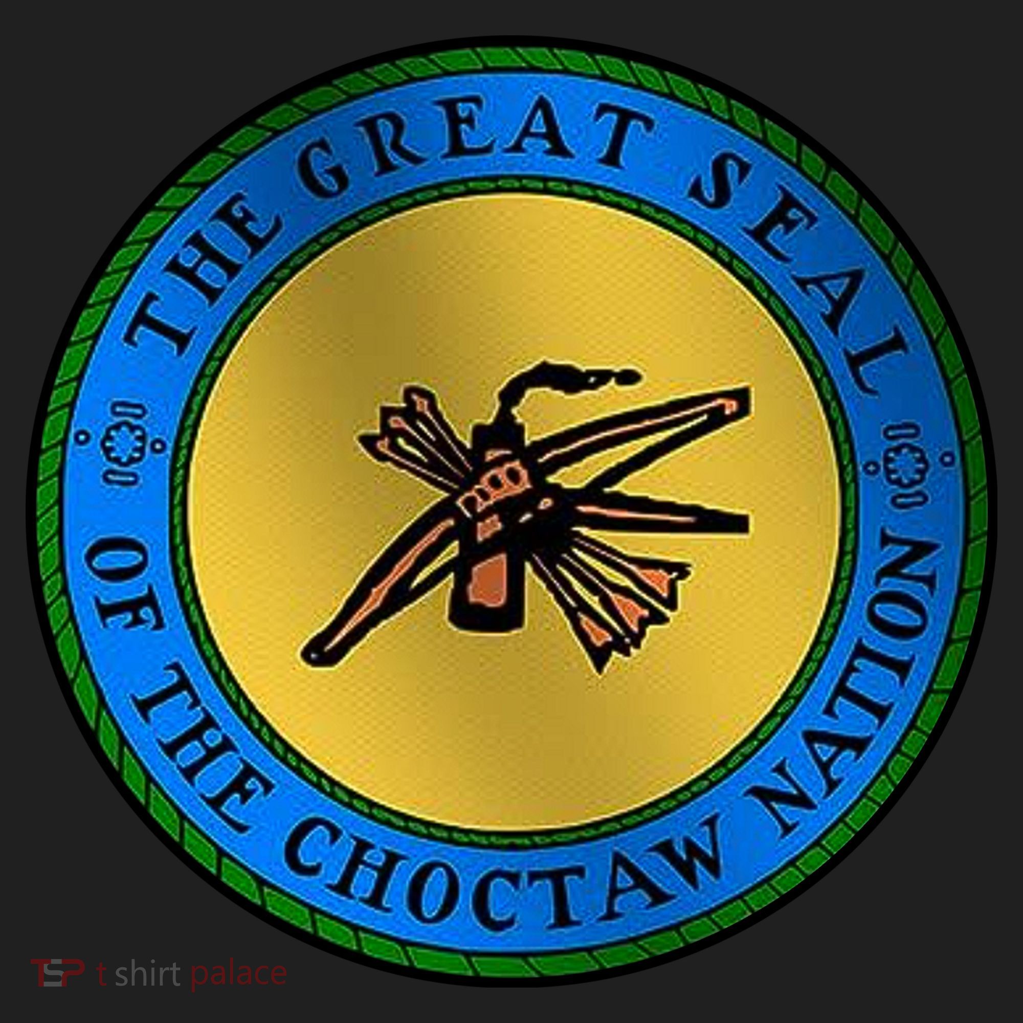 Double Sided Choctaw Nation Flag Women's Sweatshirt