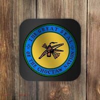 Double Sided Choctaw Nation Flag Coaster thumb 0