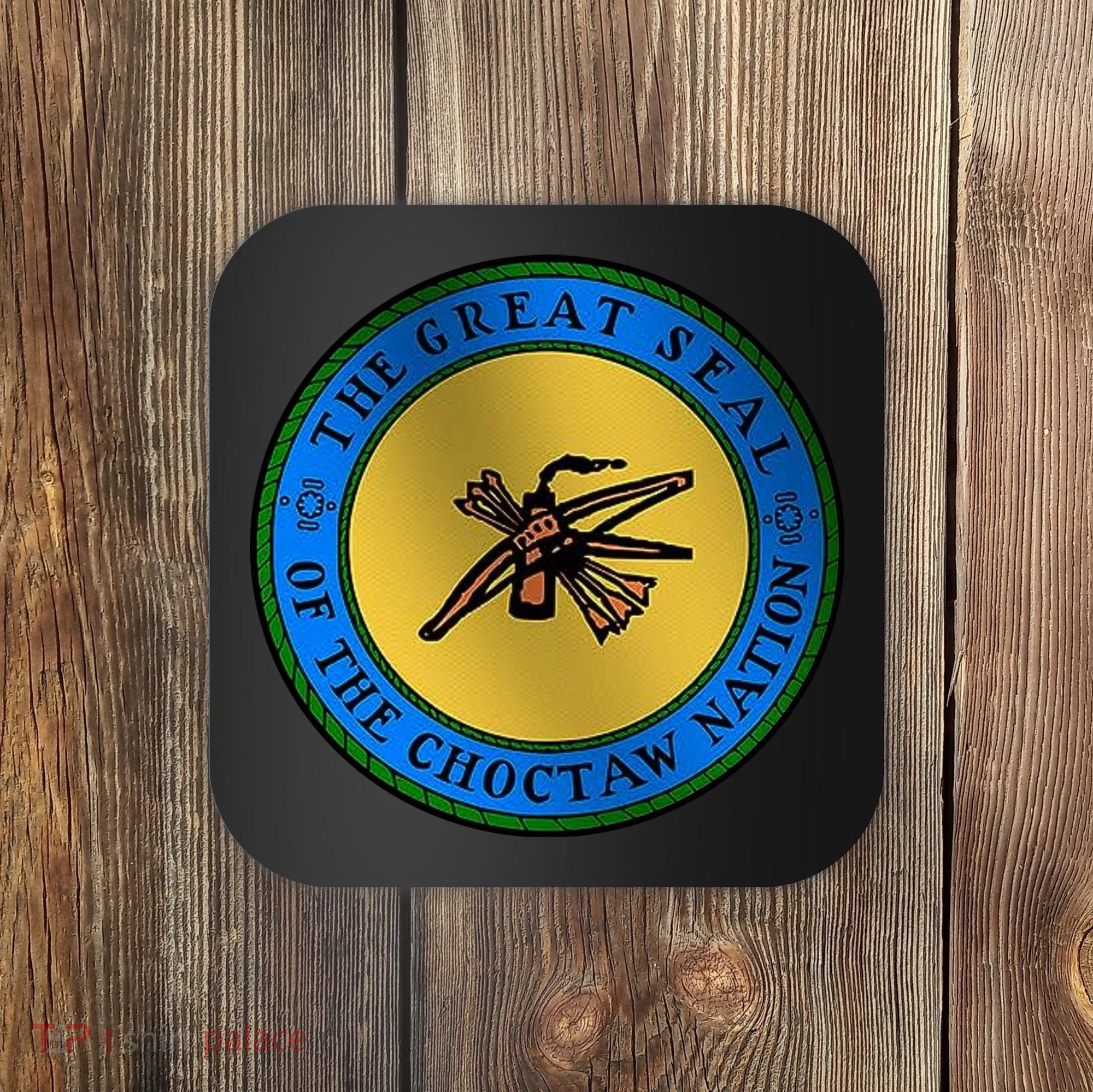 Double Sided Choctaw Nation Flag Coaster