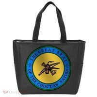 Double Sided Choctaw Nation Flag Tote Bag thumb 0