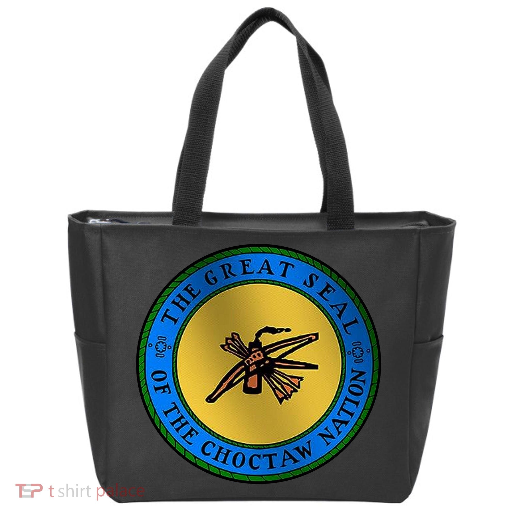 Double Sided Choctaw Nation Flag Tote Bag