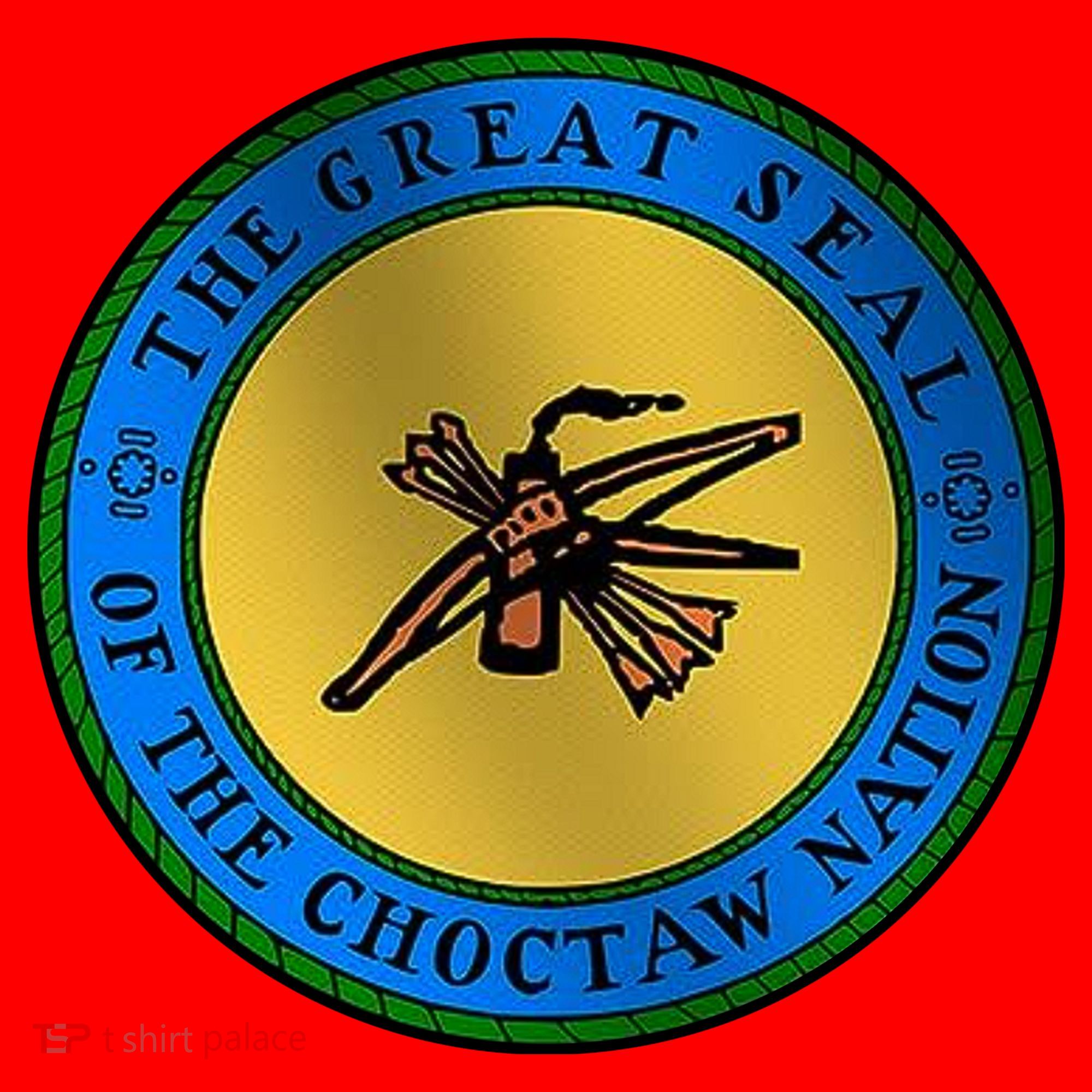Double Sided Choctaw Nation Flag Santa Hat