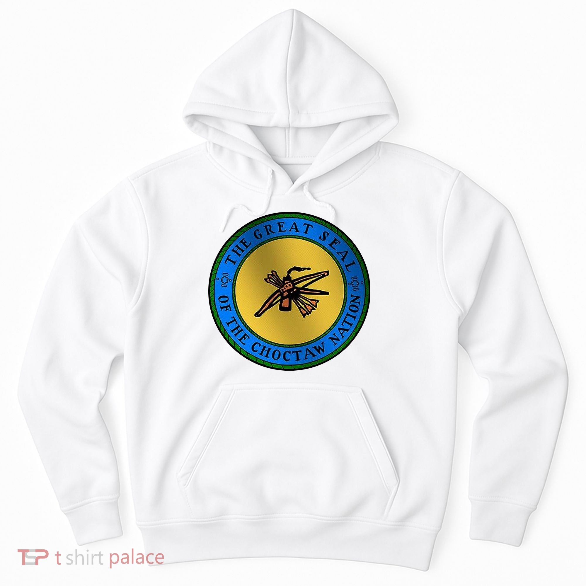 Double Sided Choctaw Nation Flag Hoodie