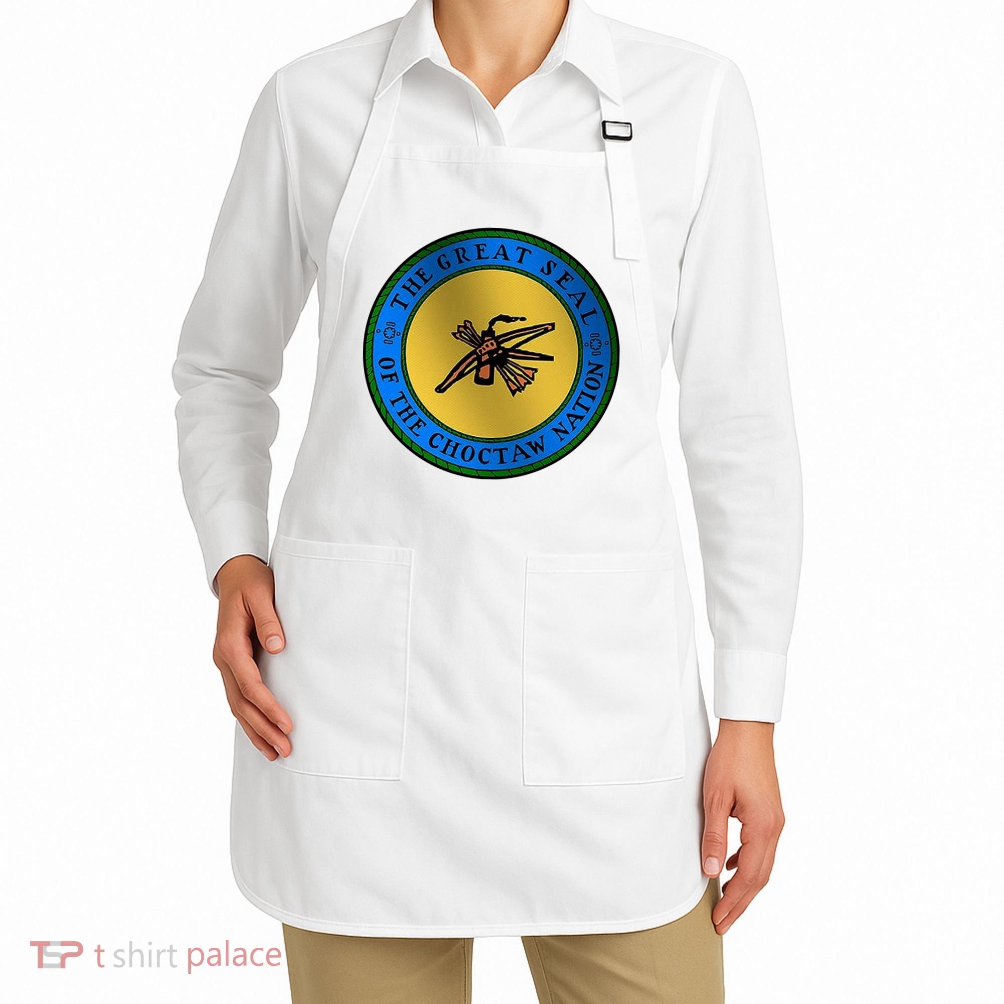 Double Sided Choctaw Nation Flag Apron