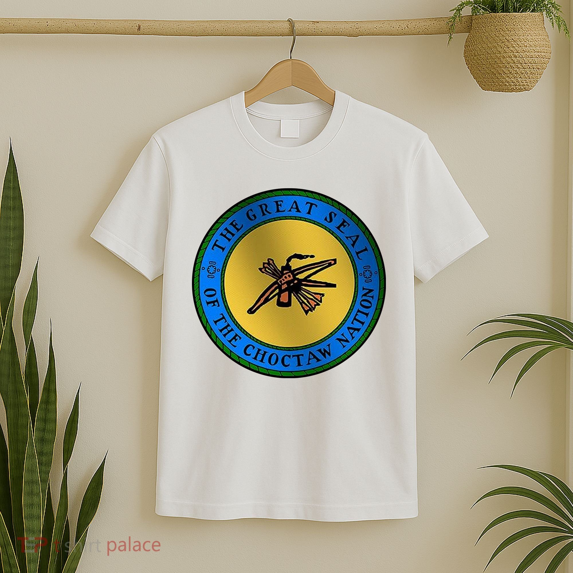 Double Sided Choctaw Nation Flag T-Shirt