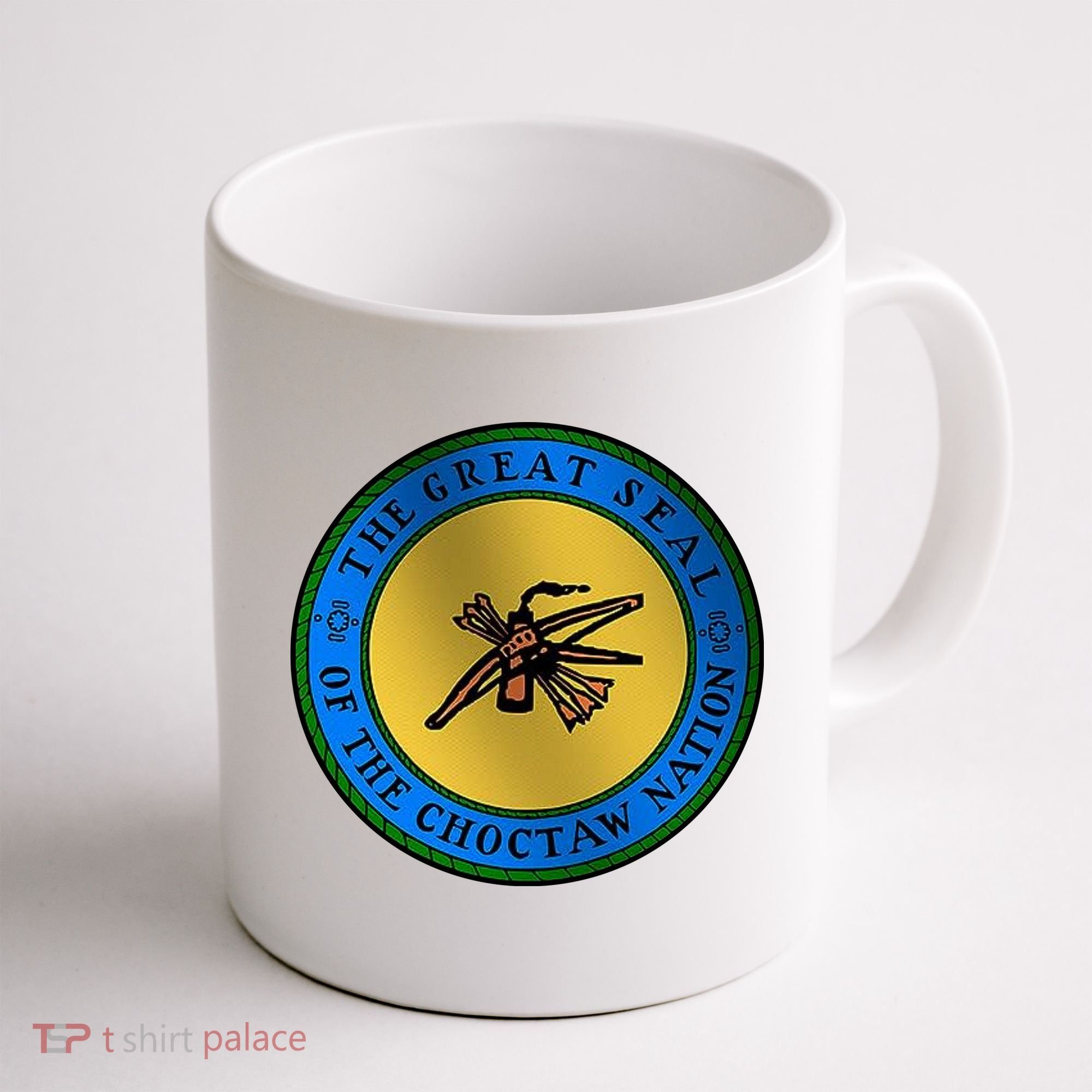 Double Sided Choctaw Nation Flag Coffee Mug