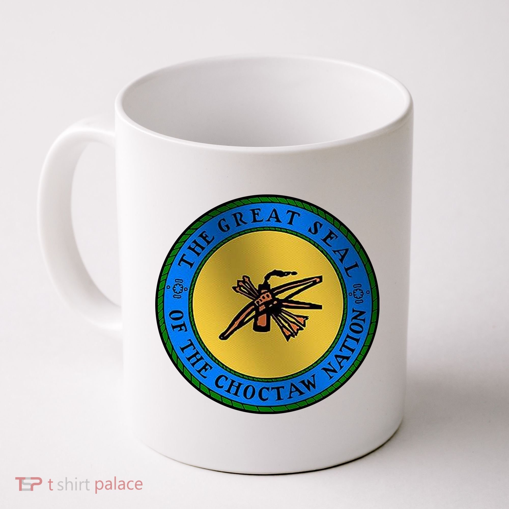 Double Sided Choctaw Nation Flag Coffee Mug