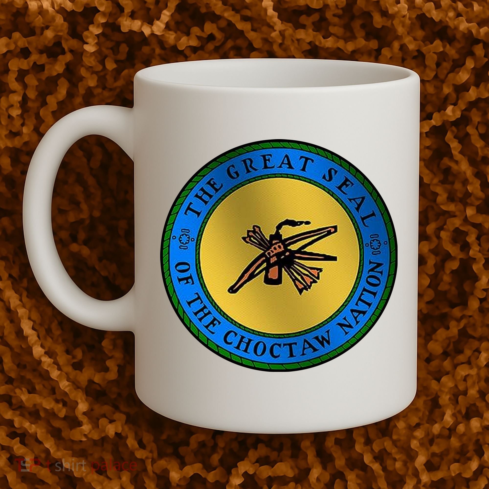 Double Sided Choctaw Nation Flag Coffee Mug