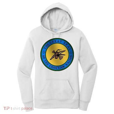 Double Sided Choctaw Nation Flag Women's Hoodie