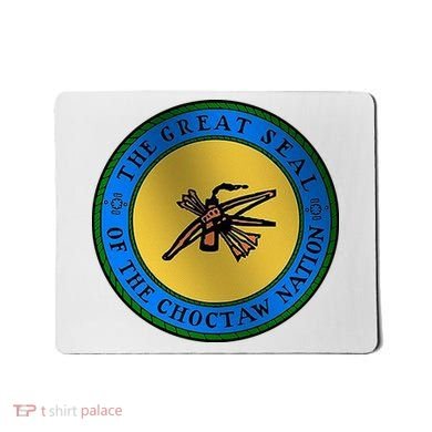 Double Sided Choctaw Nation Flag Mousepad