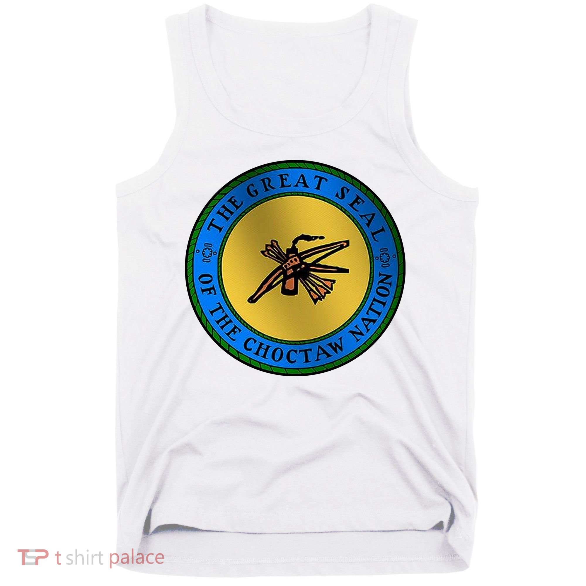 Double Sided Choctaw Nation Flag Tank Top