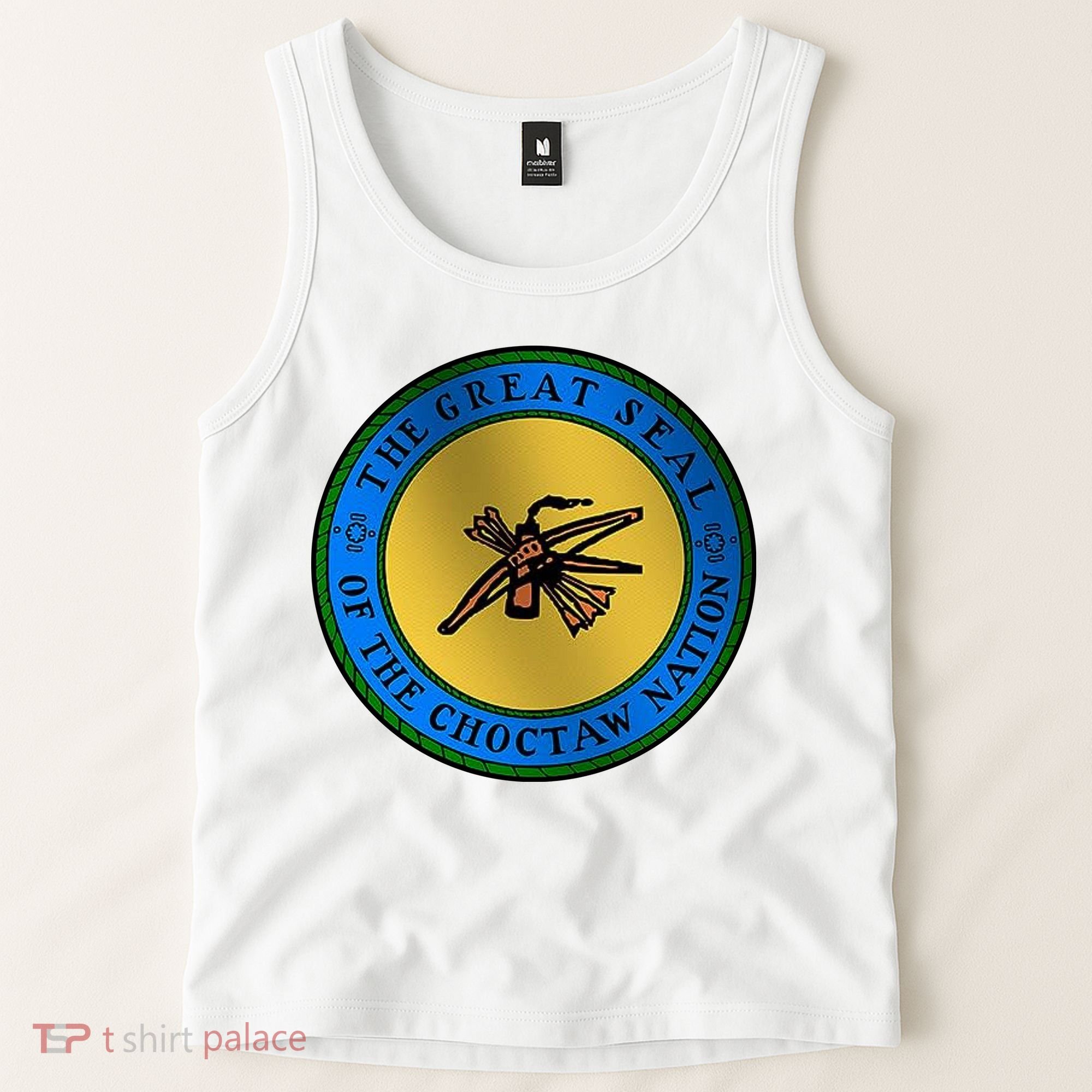 Double Sided Choctaw Nation Flag Tank Top