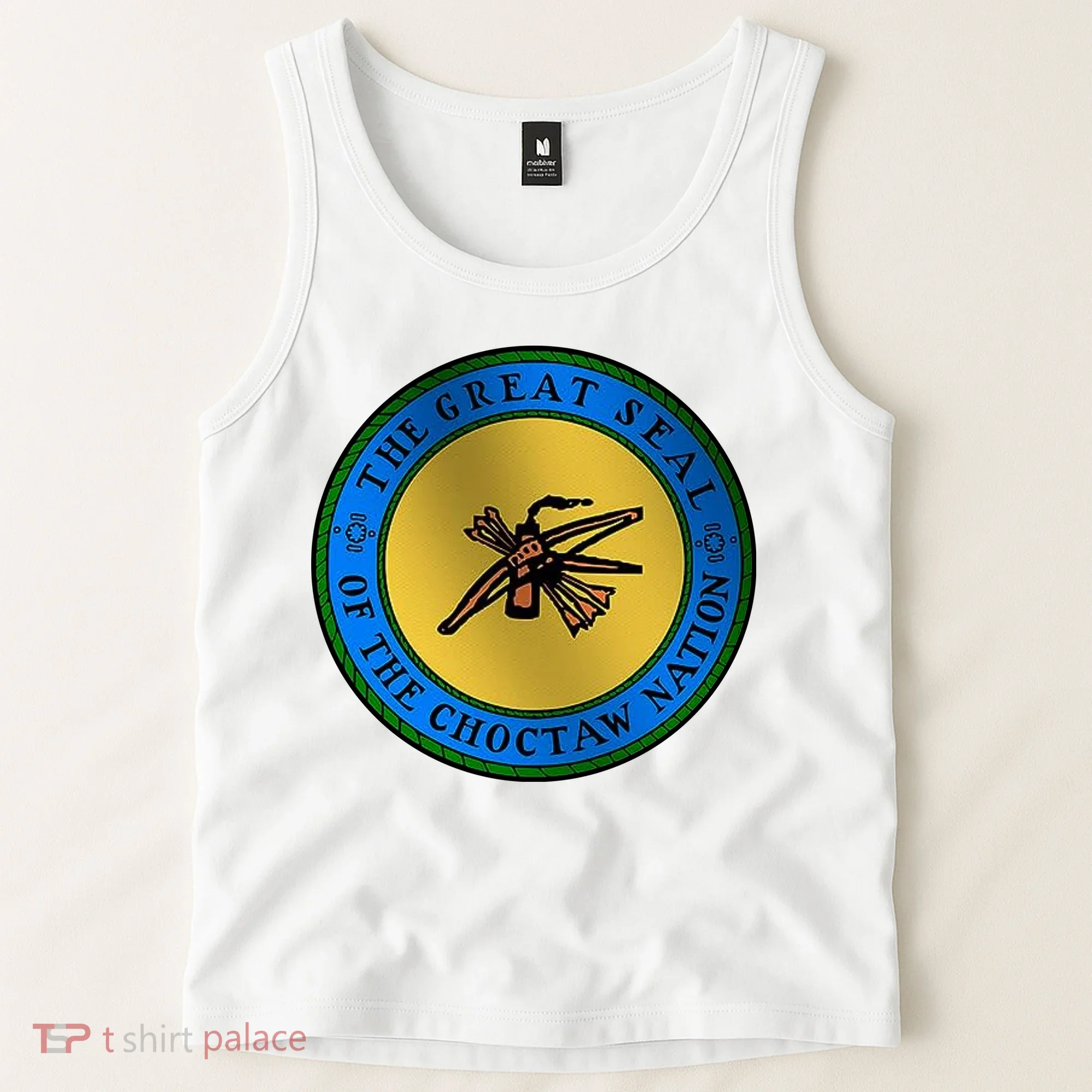 Double Sided Choctaw Nation Flag Tank Top