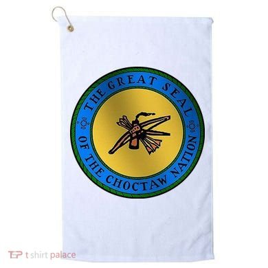 Double Sided Choctaw Nation Flag Golf Towel