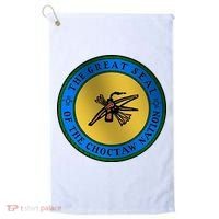 Double Sided Choctaw Nation Flag Golf Towel thumb 0