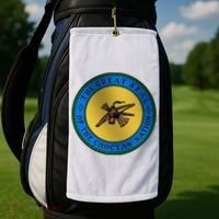 Double Sided Choctaw Nation Flag Golf Towel thumb 2