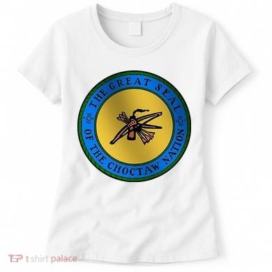 Double Sided Choctaw Nation Flag Women's T-Shirt