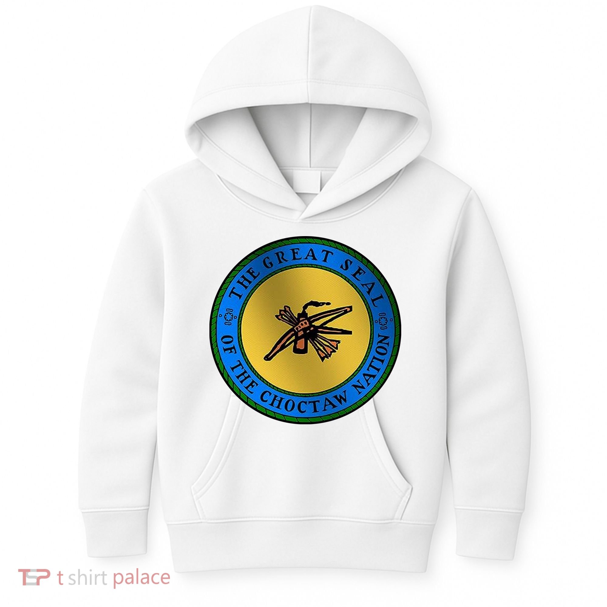 Double Sided Choctaw Nation Flag Kids Hoodie