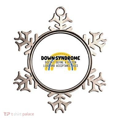 Down Syndrome Doesnt Define A Person Love And Acceptance Does Ornament