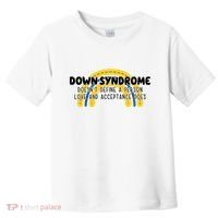 Down Syndrome Doesnt Define A Person Love And Acceptance Does Toddler T-Shirt thumb 0
