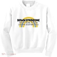 Down Syndrome Doesnt Define A Person Love And Acceptance Does Kids Sweatshirt thumb 0