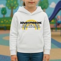 Down Syndrome Doesnt Define A Person Love And Acceptance Does Kids Hoodie thumb 3