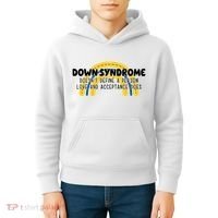 Down Syndrome Doesnt Define A Person Love And Acceptance Does Kids Hoodie thumb 4