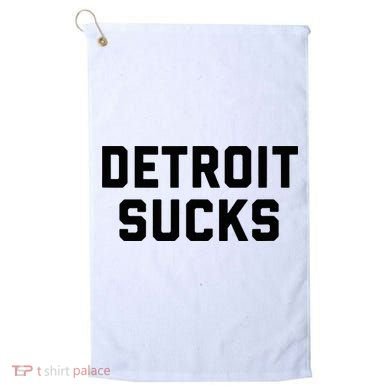 Detroit Sucks Golf Towel